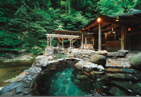 作並一の坊露天風呂